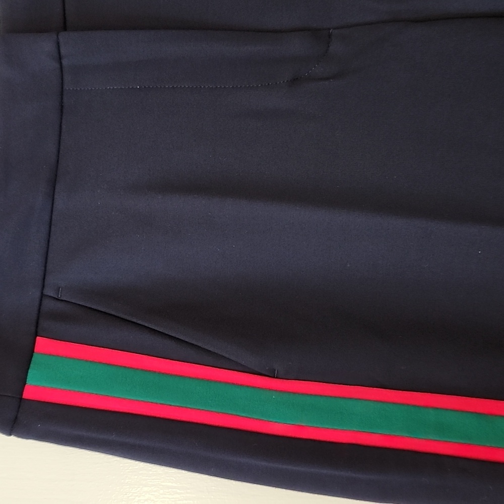 NEW Boden Navy Ponte Trousers with Side Stripe